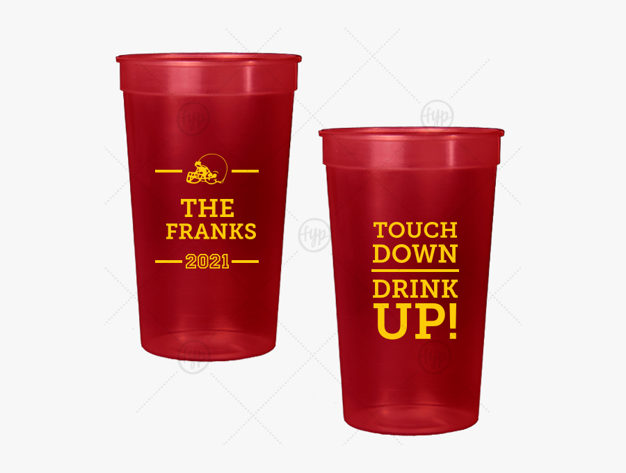 Our Custom Transparent Red 22 Oz Stadium Cup With Matte, Transparent Clipart