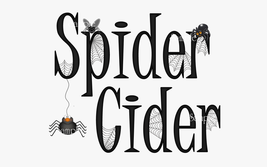 Sports Clipart Word - You Got Spider Cider, Transparent Clipart