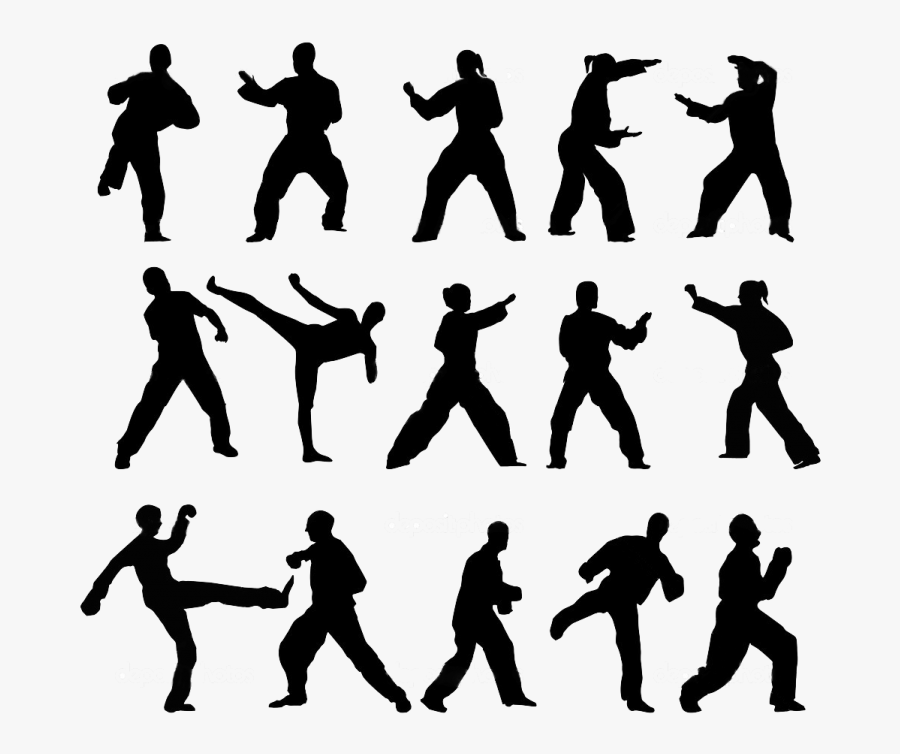Taekwondo Martial Arts Kick Karate Vector Graphics - Ti Quan Do Moves, Transparent Clipart