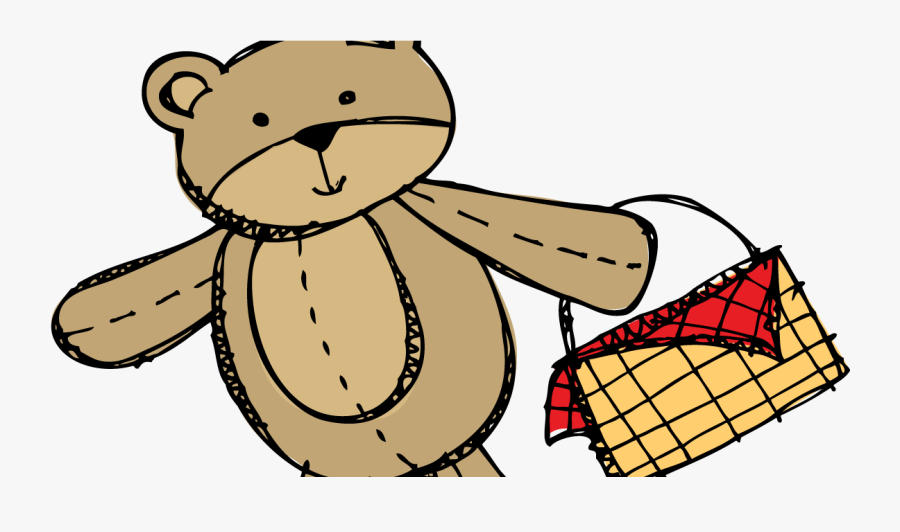 Cartoon Teddy Bear Picnic, Transparent Clipart