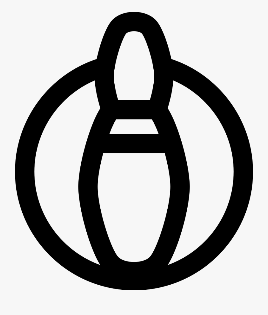 Bowling Pin And Ball, Transparent Clipart