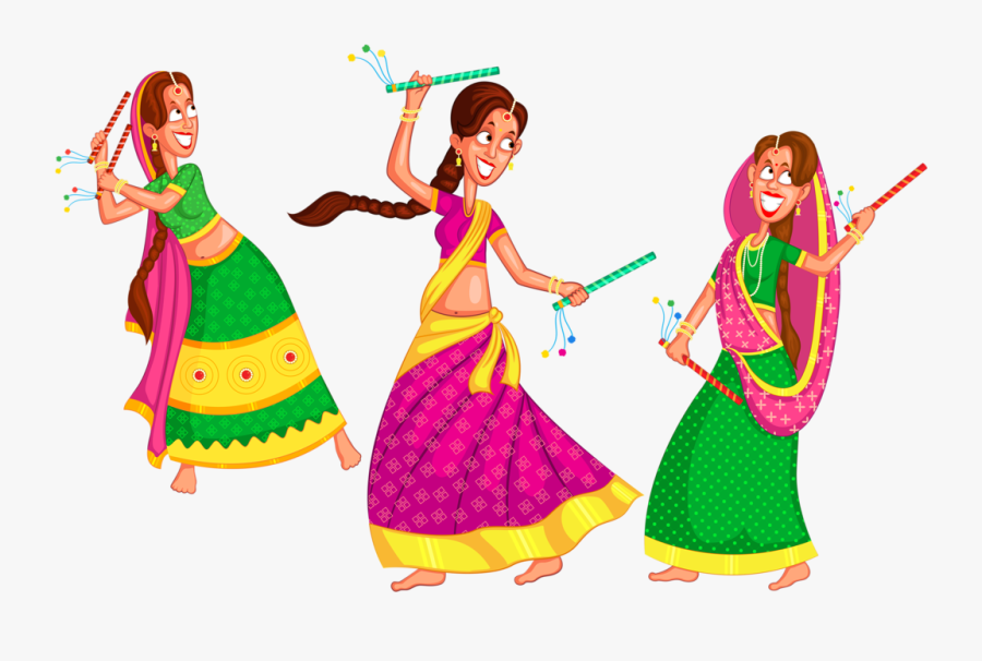 Png Download , Png Download - Dandiya Vector, Transparent Clipart