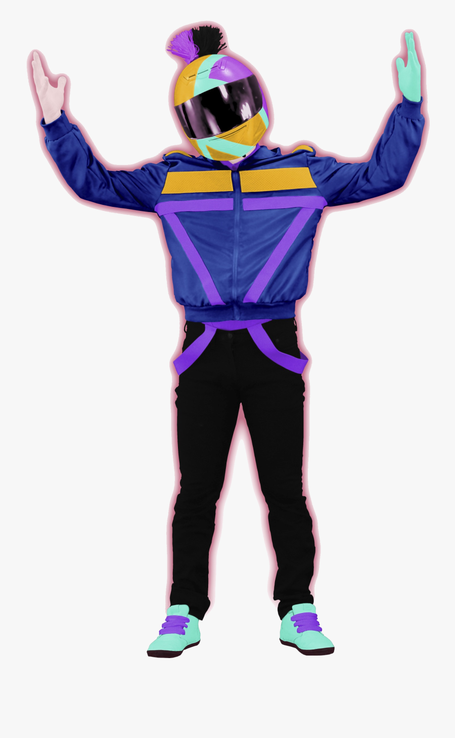 Old Man Dancing Png - Just Dance 2017 Characters, Transparent Clipart