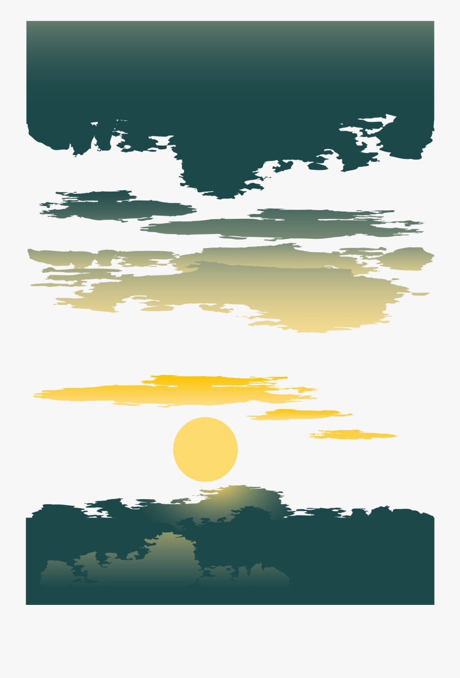 Transprent Png Free Download - Cloud Sunset Vector, Transparent Clipart