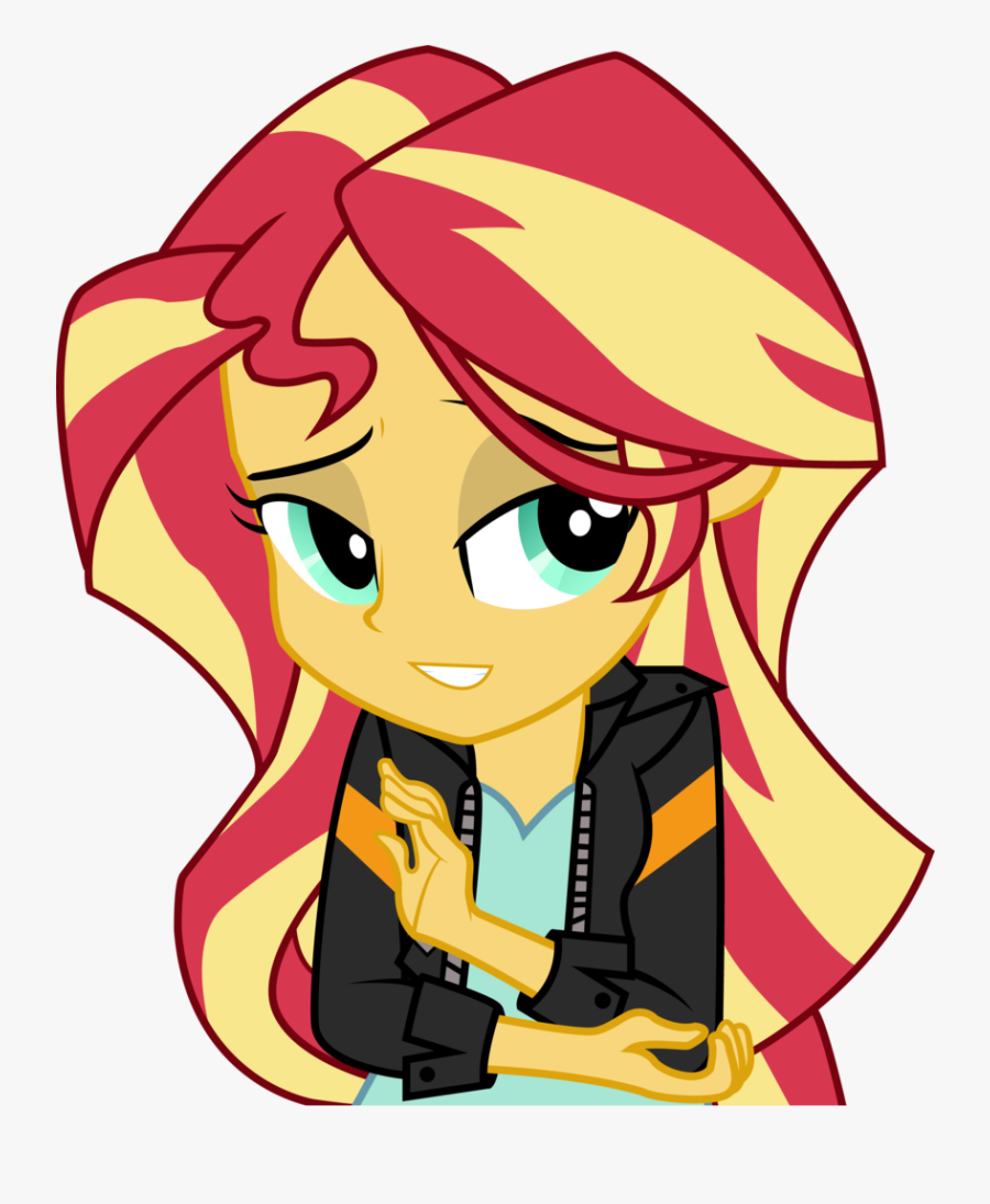 Sunset Vector 1 By Ahsokafan100 - Equestria Girls Friendship Games Sunset Shimmer Coloring, Transparent Clipart