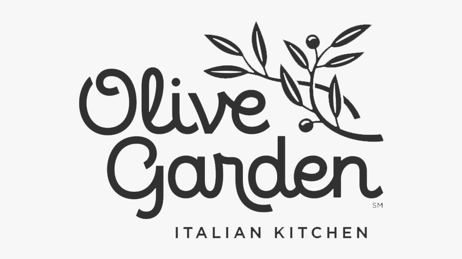 Olive Garden Logo Black And White, Transparent Clipart