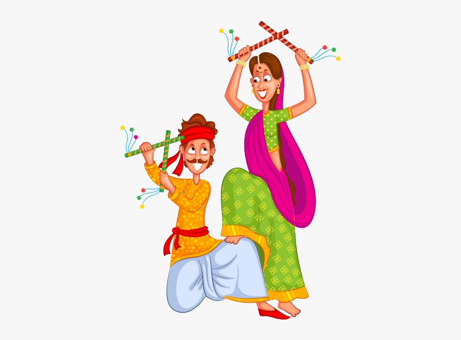 Dandiya Clipart, Transparent Clipart
