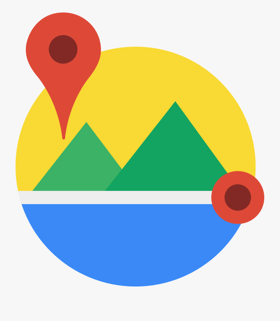 Maps Clipart Map Work - Google Places Api Logo, Transparent Clipart