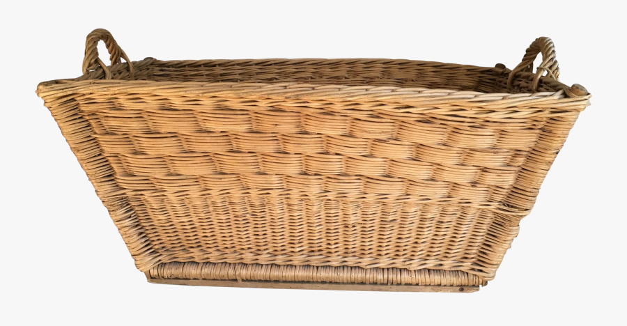 Weaving Drawing Wicker Basket - Wicker, Transparent Clipart
