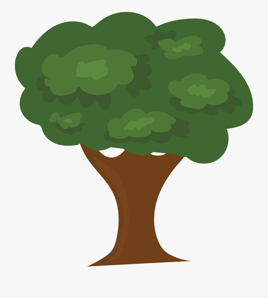Forest Tree Vector V1 - Broccoli, Transparent Clipart
