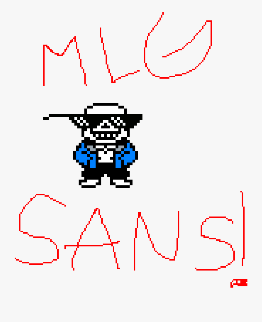 Mlg Sans Baby - Sans With Red Jacket, Transparent Clipart