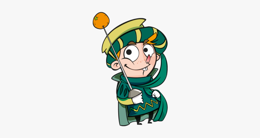 Orange Battle Carnival - Cartoon, Transparent Clipart