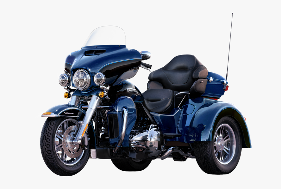 Transparent Harley Motorcycle Png - Harley Davidson Tri Glide Ultra Blue, Transparent Clipart
