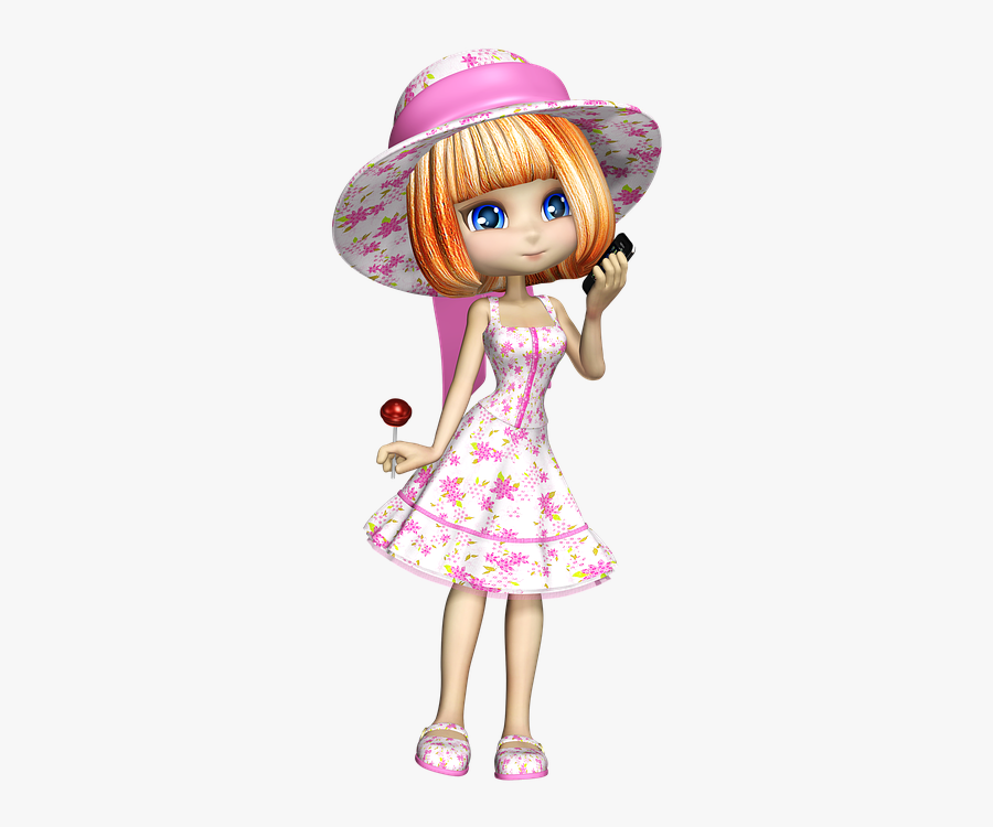 Download Child Girl Png Hd - Fashionable Cartoon Girl Png, Transparent Clipart
