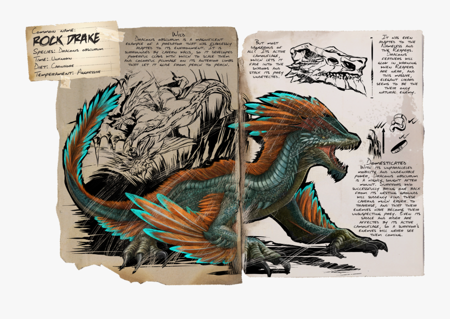 Clip Art Ark Mole Rat - Ark Rock Drake Dossier, Transparent Clipart