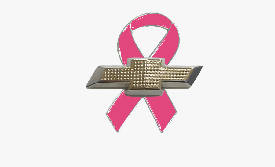 Pink Breast Cancer Ribbon Png - Cross, Transparent Clipart
