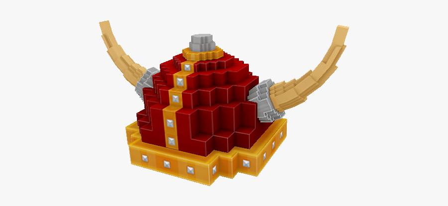 Pc Computer Roblox 8 Bit Viking Helmet The Models Resource - Illustration, Transparent Clipart