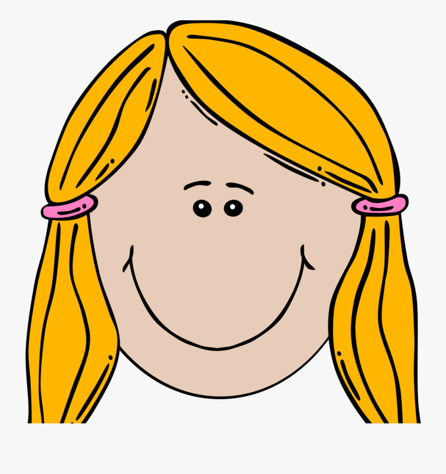Girl Face Clipart, Transparent Clipart