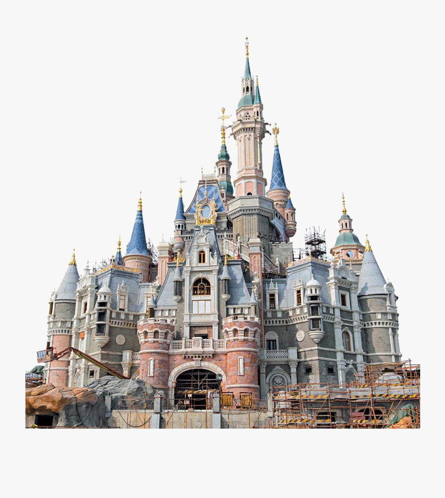 Transparent Cinderella Castle Png - Shanghai Disneyland Castle Png, Transparent Clipart