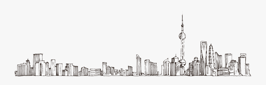 Google Street View Croquis - Black And White Drawings Of Toronto, Transparent Clipart