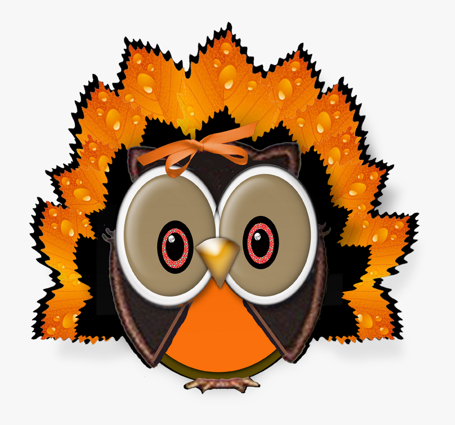 Thanksgiving Owl Clip Art, Transparent Clipart