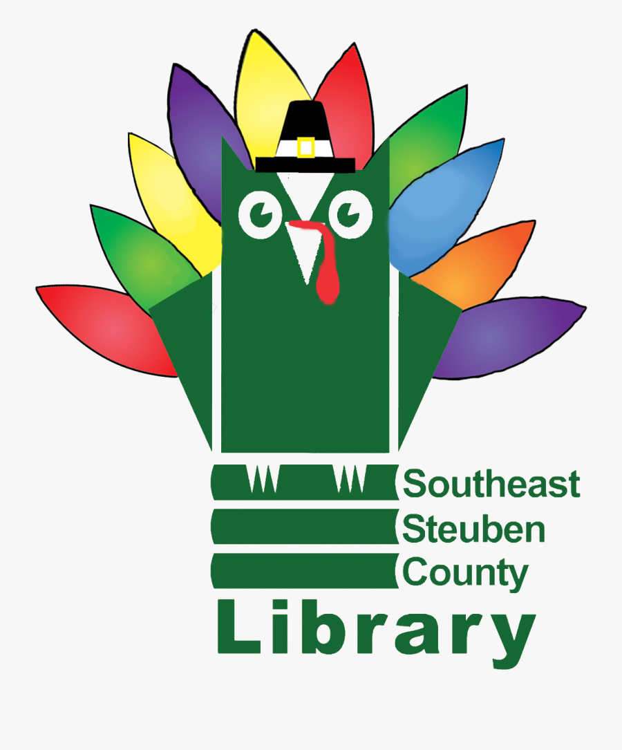 Thanksgiving Transparent Owl With Letters Logo - Southeast Steuben County Library, Transparent Clipart