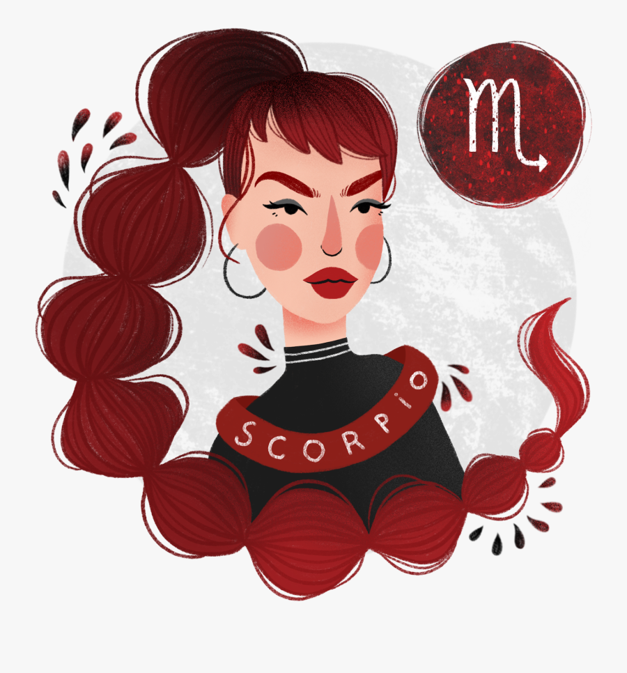 Scorpion Zodiac Illustration, Transparent Clipart