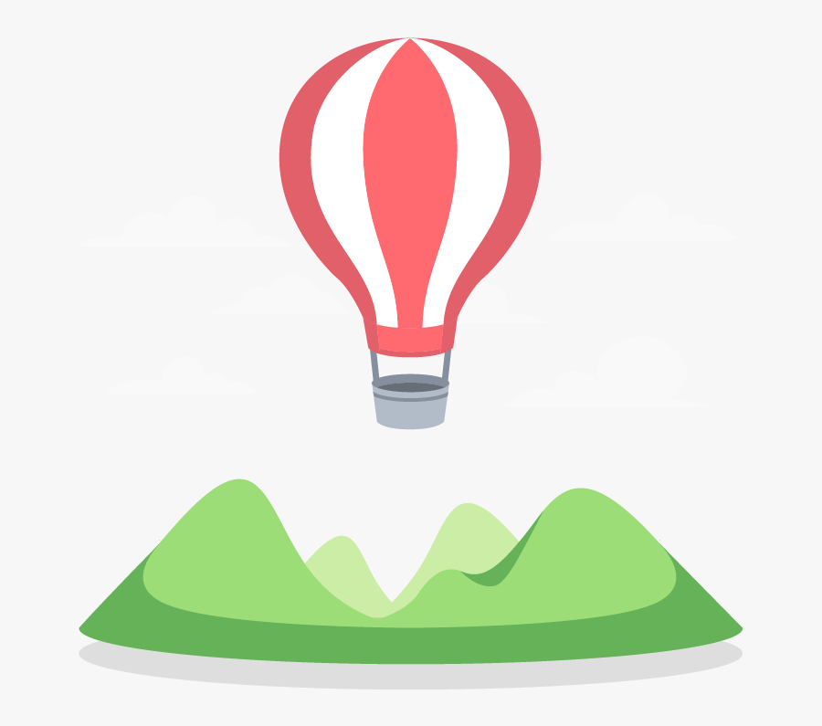 Hot Air Balloon, Transparent Clipart