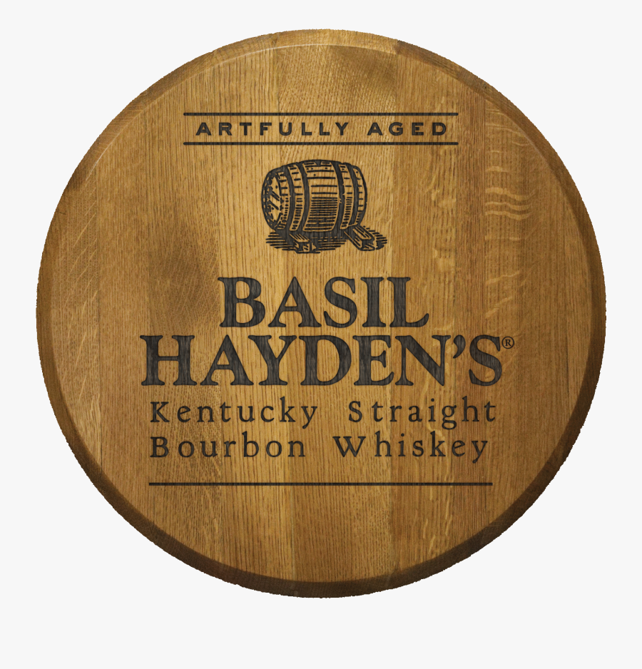 Basil Hayden"s Bourbon Printed Barrel Head - Basil Hayden, Transparent Clipart