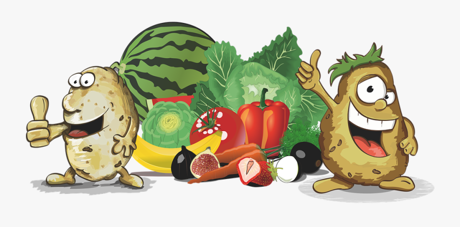 Food, Eat, Delicious, Nutrition, Meal, Fresh, Snack - Fruit And Vegetable Vector Png, Transparent Clipart