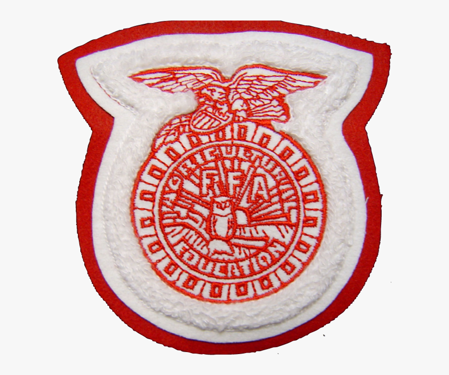 Ffa Emblem On Maroon, Transparent Clipart