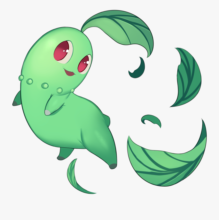 Chikorita Razor Leaf, Transparent Clipart