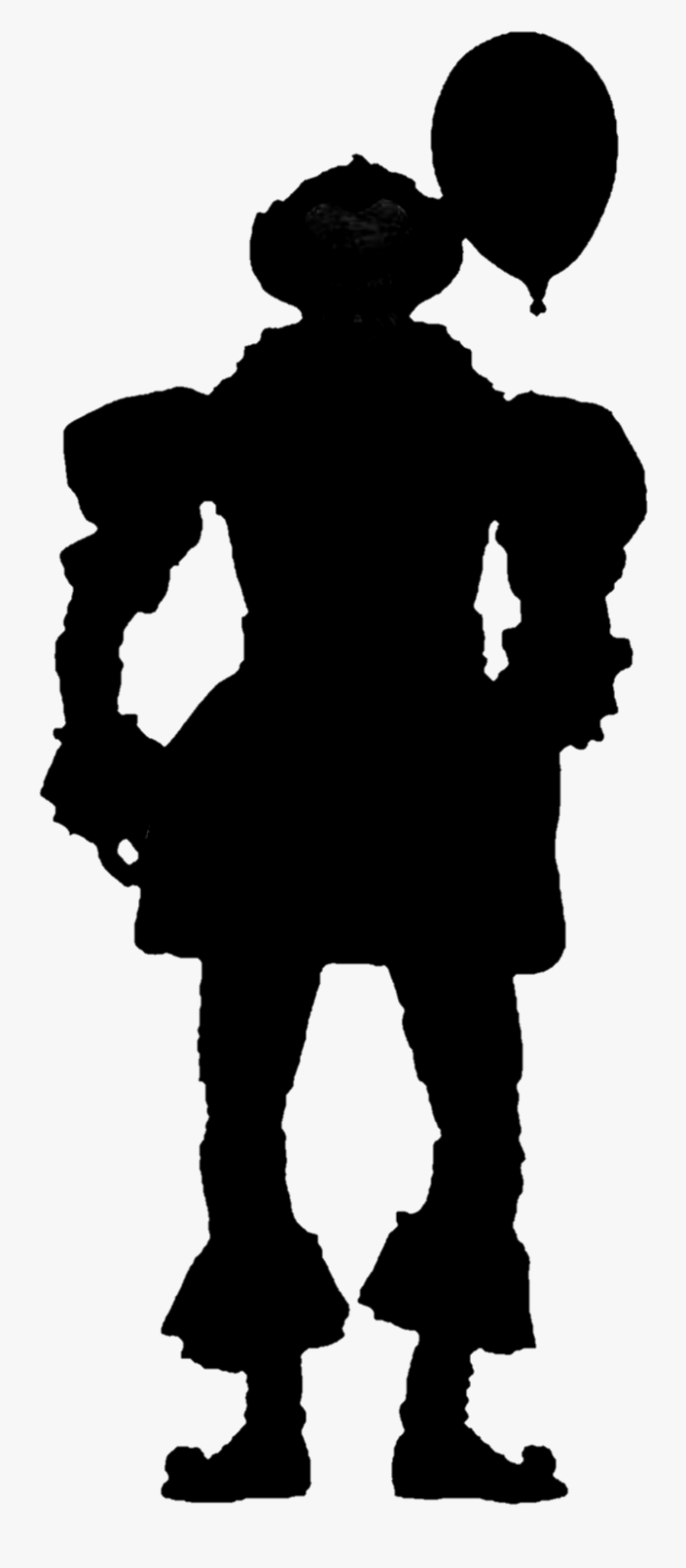 Pennywise The Clown Silhouette , Free Transparent Clipart - ClipartKey