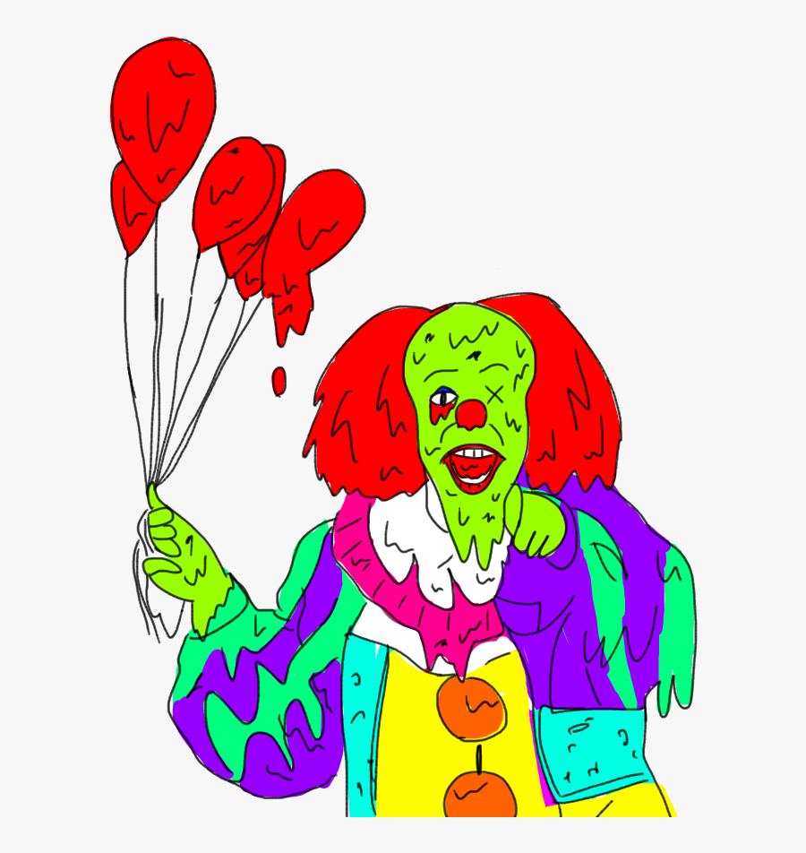 I Know Probably A Lot People Hate Clowns And Will Hate - Illustration, Transparent Clipart