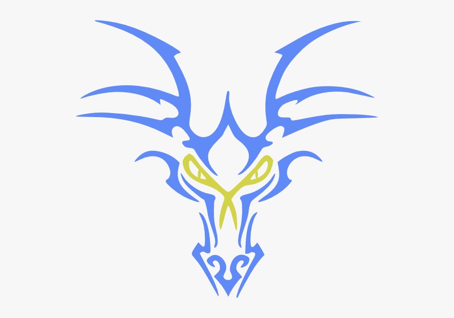 Red Dragon Face Png, Transparent Clipart