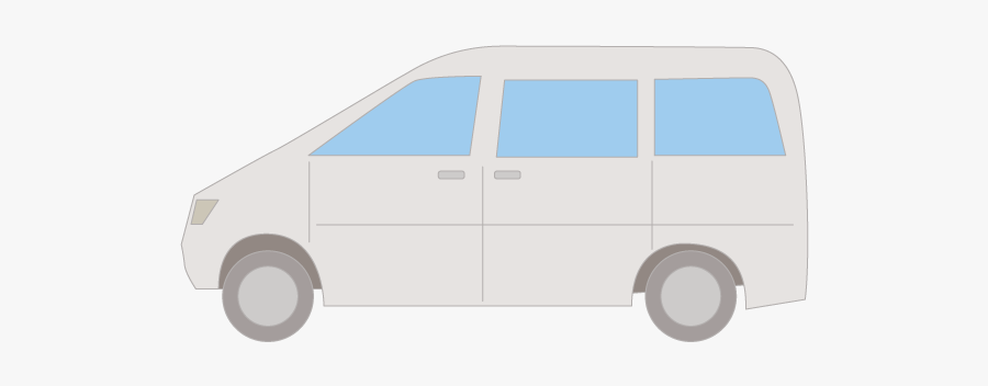 Compact Van, Transparent Clipart