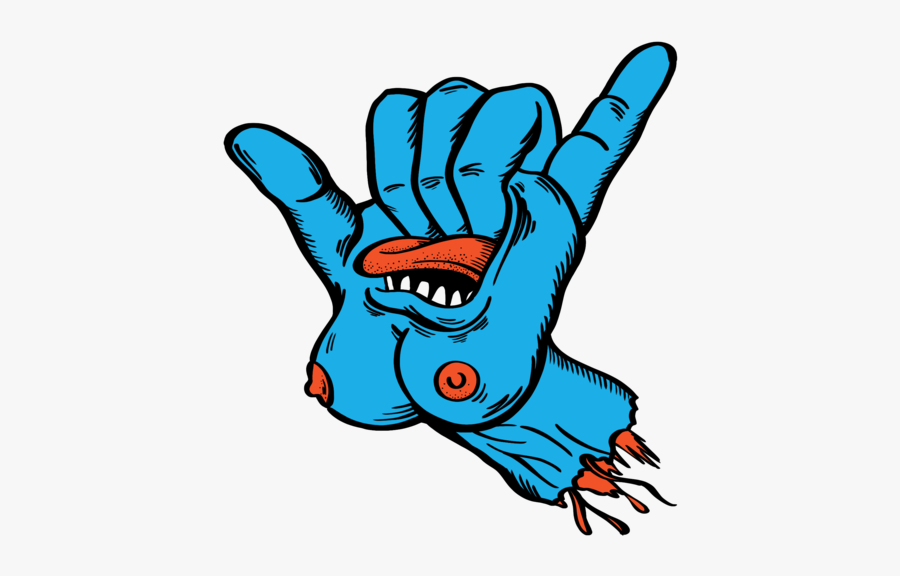 Screaming Titty-shaka Sticker - Titty Shaka, Transparent Clipart