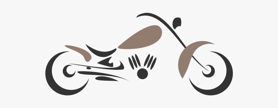 Clip Art Chopper Transportation Design Free - Motorcycle, Transparent Clipart