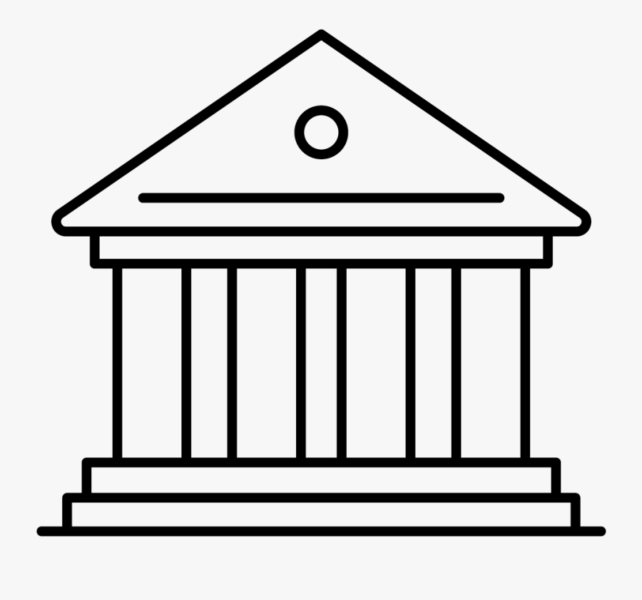 Library Building Clipart Black And White , Free Transparent Clipart