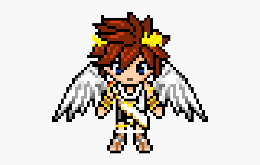 Dark Pit Pixel Art, Transparent Clipart