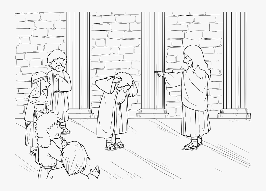 Mark 1 - 21-28 - Jesus Preaches In Nazareth Crafts, Transparent Clipart