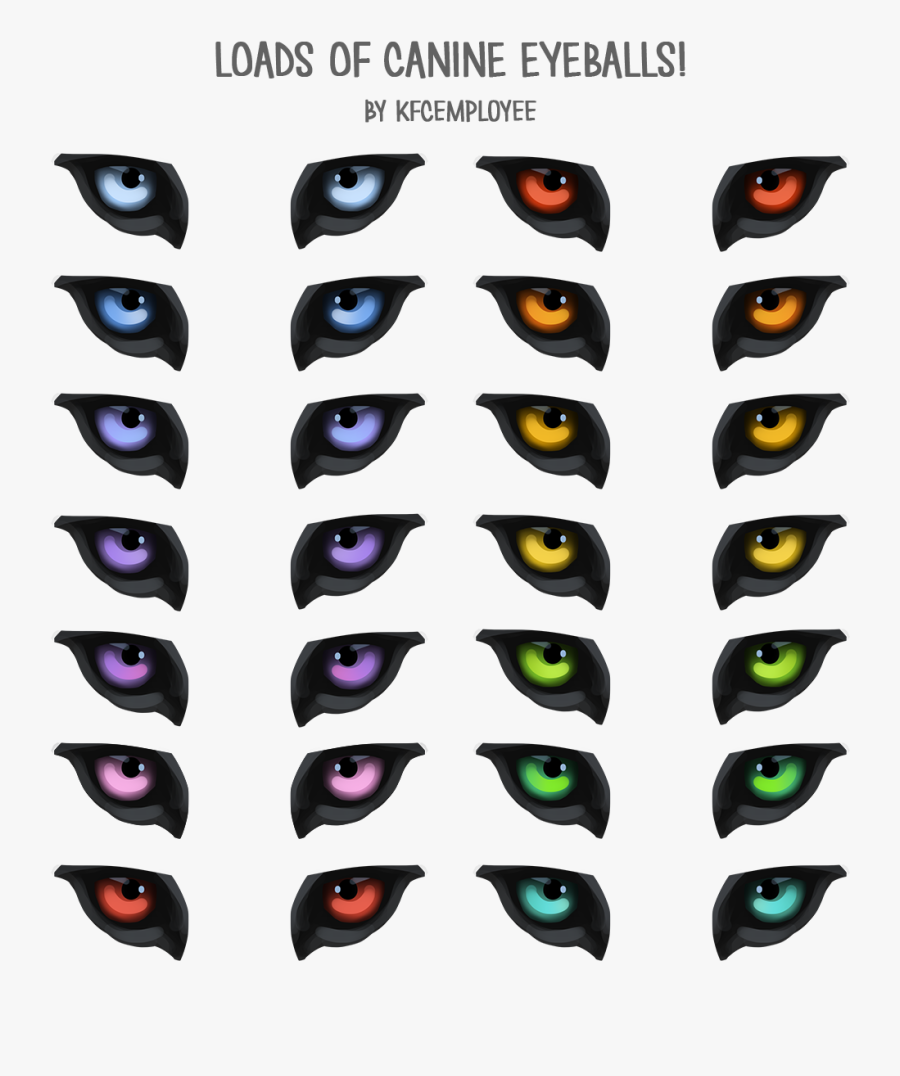 Free Canine Or Wolf Eyes Png And Psd - Wolf Eye Clipart, Transparent Clipart