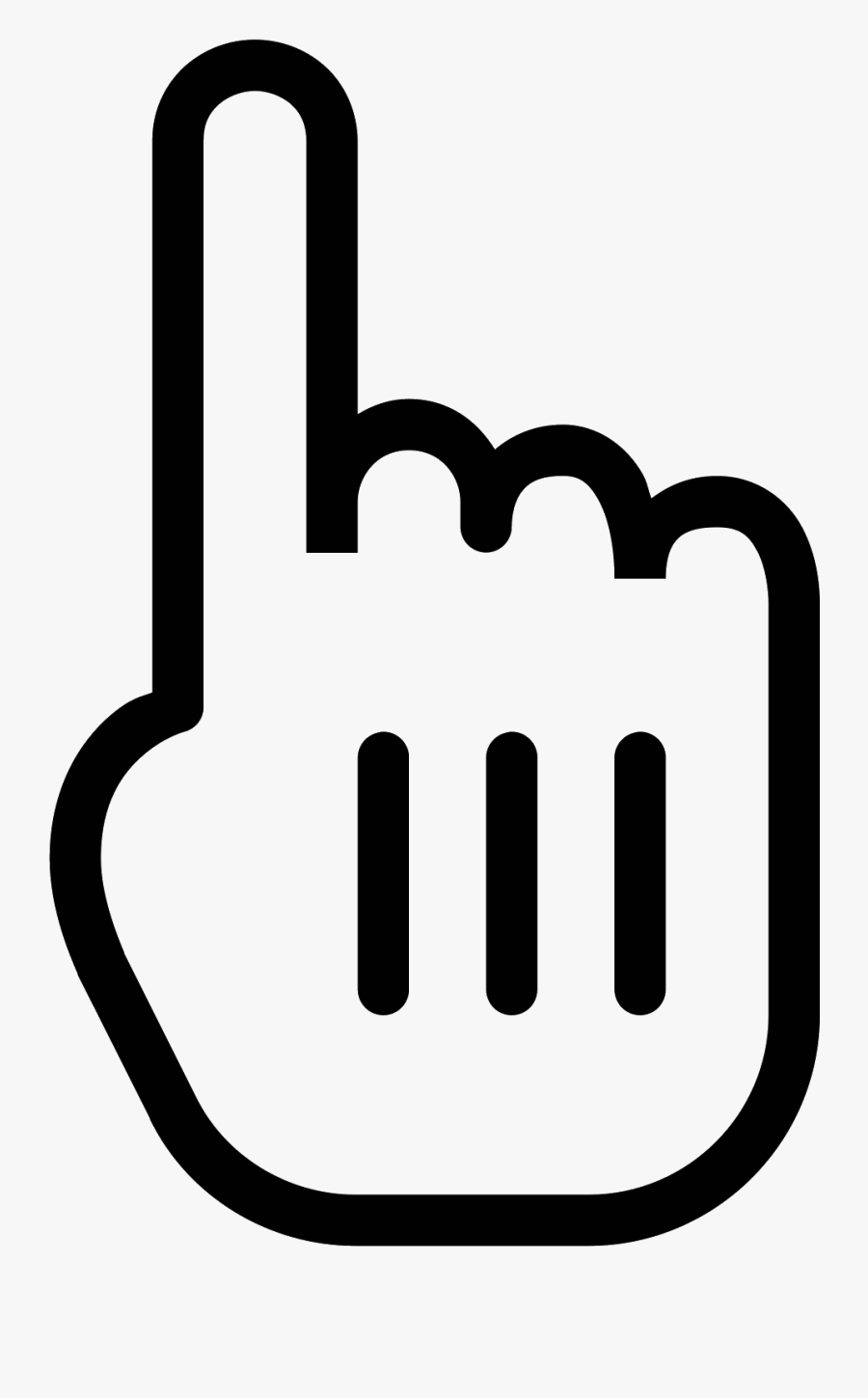 Computer Icons Pointer The Finger Clip Art - Press Button Icon Png, Transparent Clipart