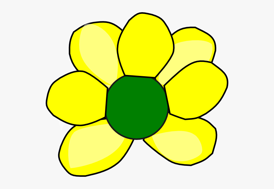 Transparent Free Clipart Yellow Flowers - Circle Small Yellow Flowers Png, Transparent Clipart