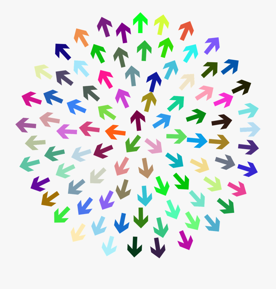 Pointer Direction Arrows Free Picture - Different Kinds Of Flips, Transparent Clipart