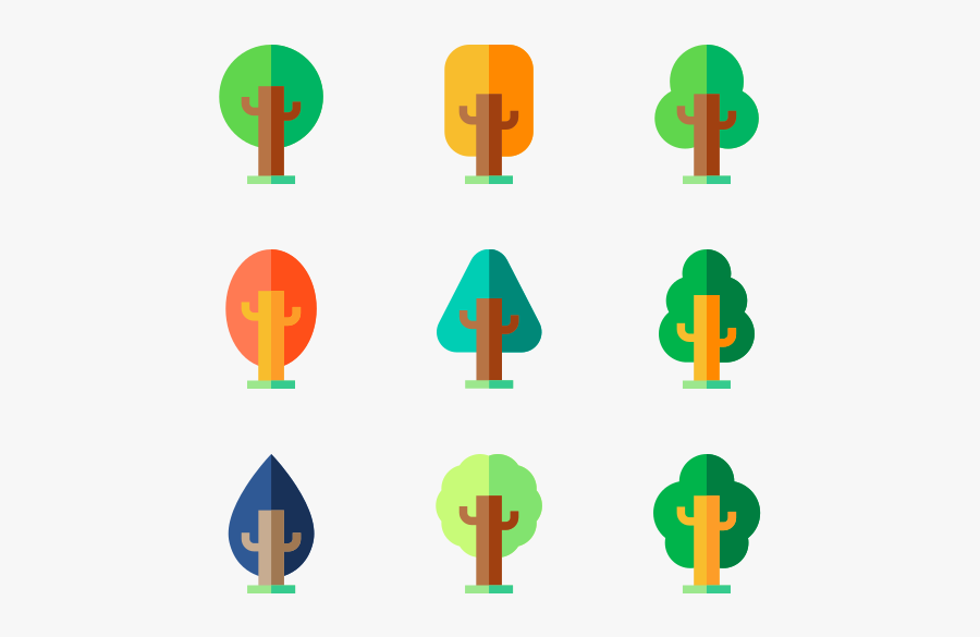 Trees, Transparent Clipart
