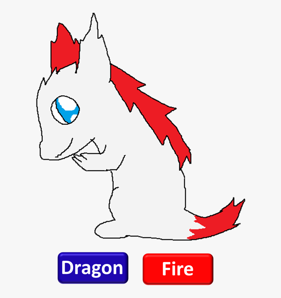 More Like Dragon Of Darkness, Redness And Whiteness - Cartoon, Transparent Clipart