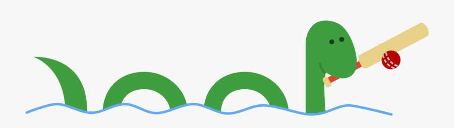 More British Than The Loch Ness Monster Playing Cricket, Transparent Clipart