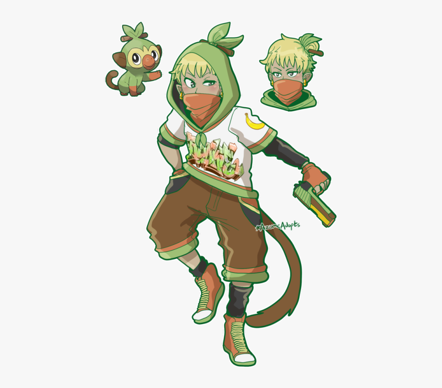 Pokemon Sobble Gijinka, Transparent Clipart