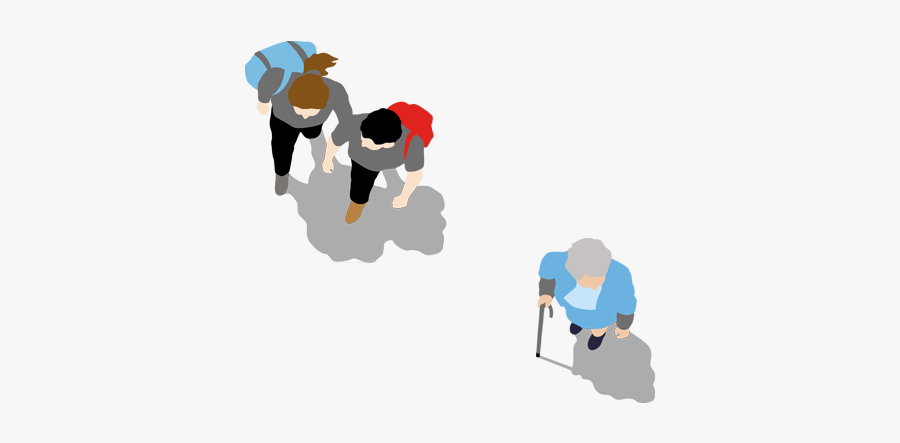 People Walking - Cartoon, Transparent Clipart